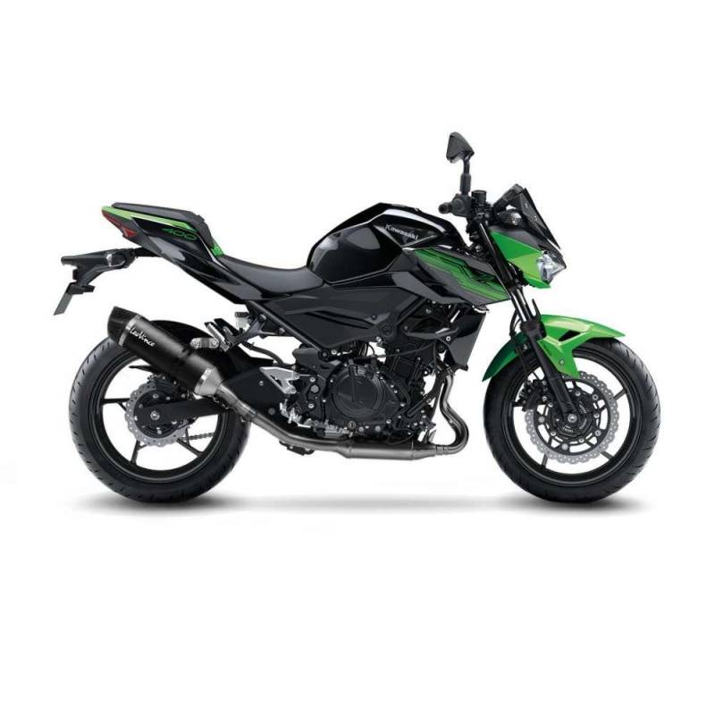 Sportauspuff LeoVince LV One EVO Carbon Kawasaki Z 400 Bj. 2019-2023 EURO-4/EURO-5 eintragungsfrei von LeoVince