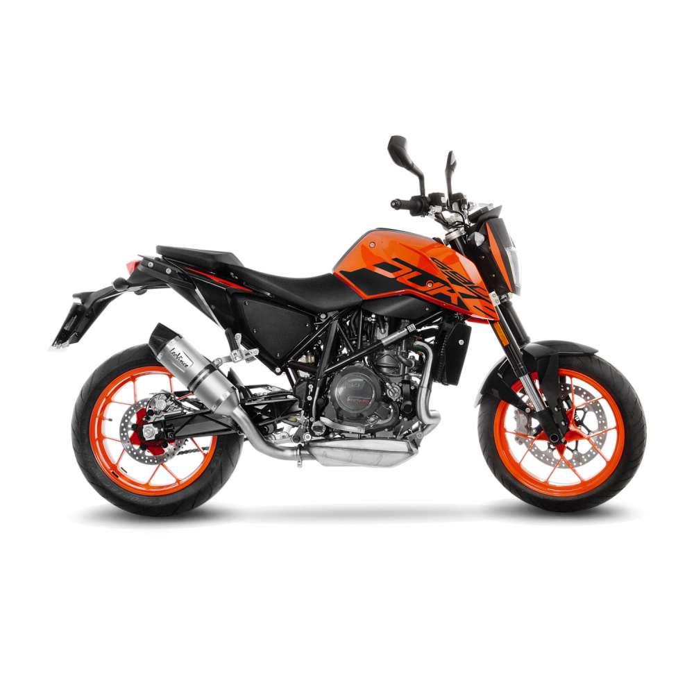 Sportauspuff LeoVince LV One EVO Edelstahl KTM 690 Duke /R Bj. 2016-2019 EURO4 eintragungsfrei +ABE von LeoVince