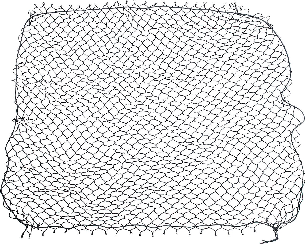 Lescars Gepäcknetz: Anhängernetz, umlaufendes Gummiseil, 45 mm Maschenweite, 150 x 270 cm (Gepäcknetz mit Spannhaken, Auto-Netze, Koffer Organizer) von Lescars