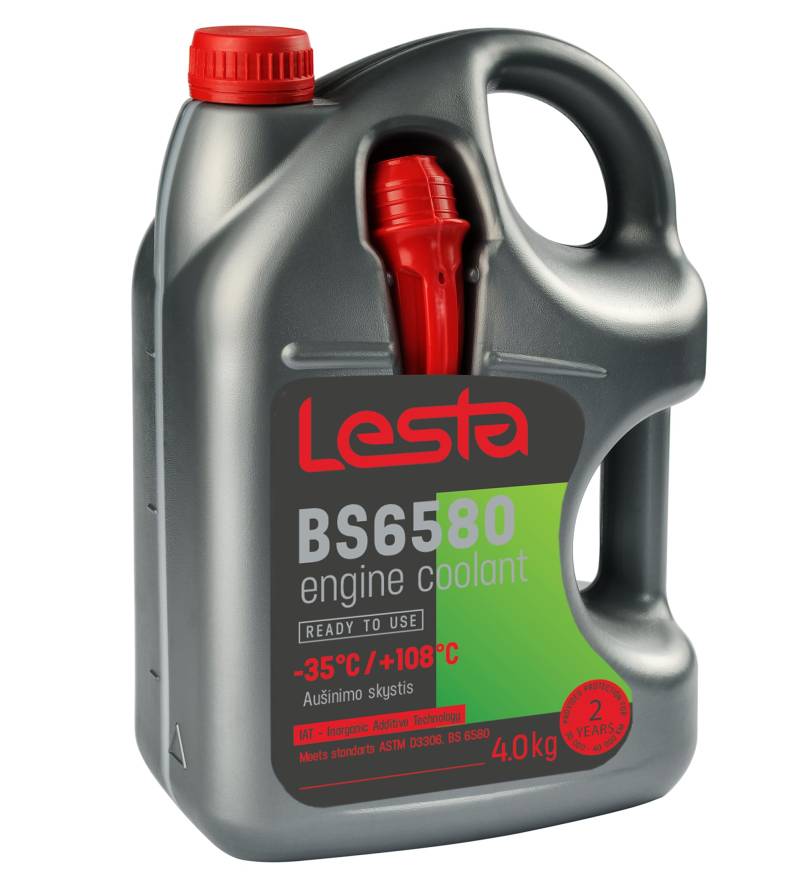 Lesta Professional Kühlerfrostschutz Erfüllt die Standards ASTM D 3306 und BS 6580 | Schützt den Automotor vor Kalkablagerungen und Korrosion | 4L von Lesta