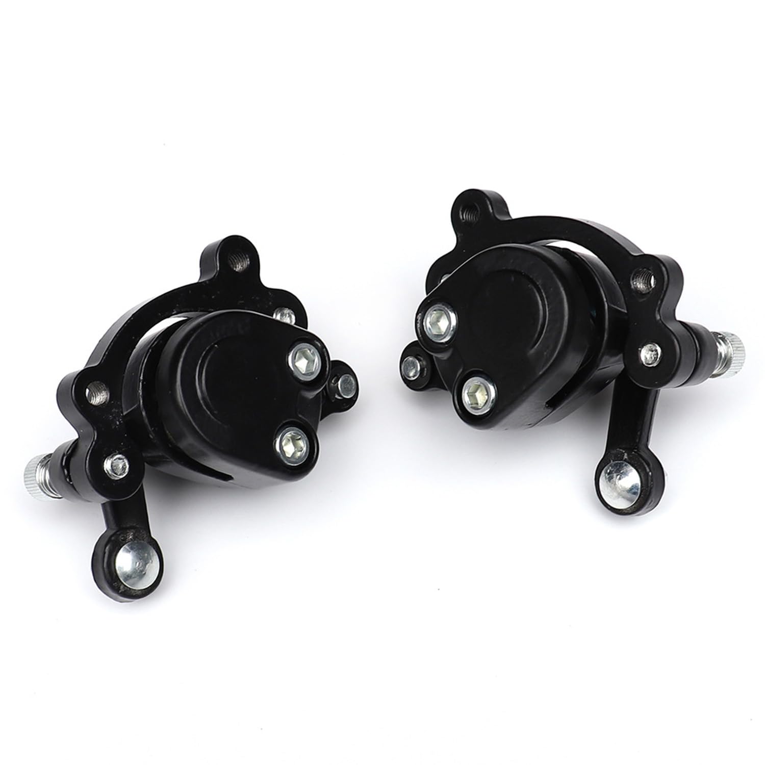 Letgoing 120 mm/140 mm Motorrad-Bremsscheiben vorne hinten Bremssättel, Bremsscheiben-Bremssattel-Kit für Mini Dirt Bike 43cc 47cc 49cc Go Kart Scooter Mini Moto E-Bike Bremsrotoren von Letgoing