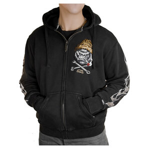 Lethal Threat Build your Beast Zip-Hoodie Schwarz Grau von Lethal Threat