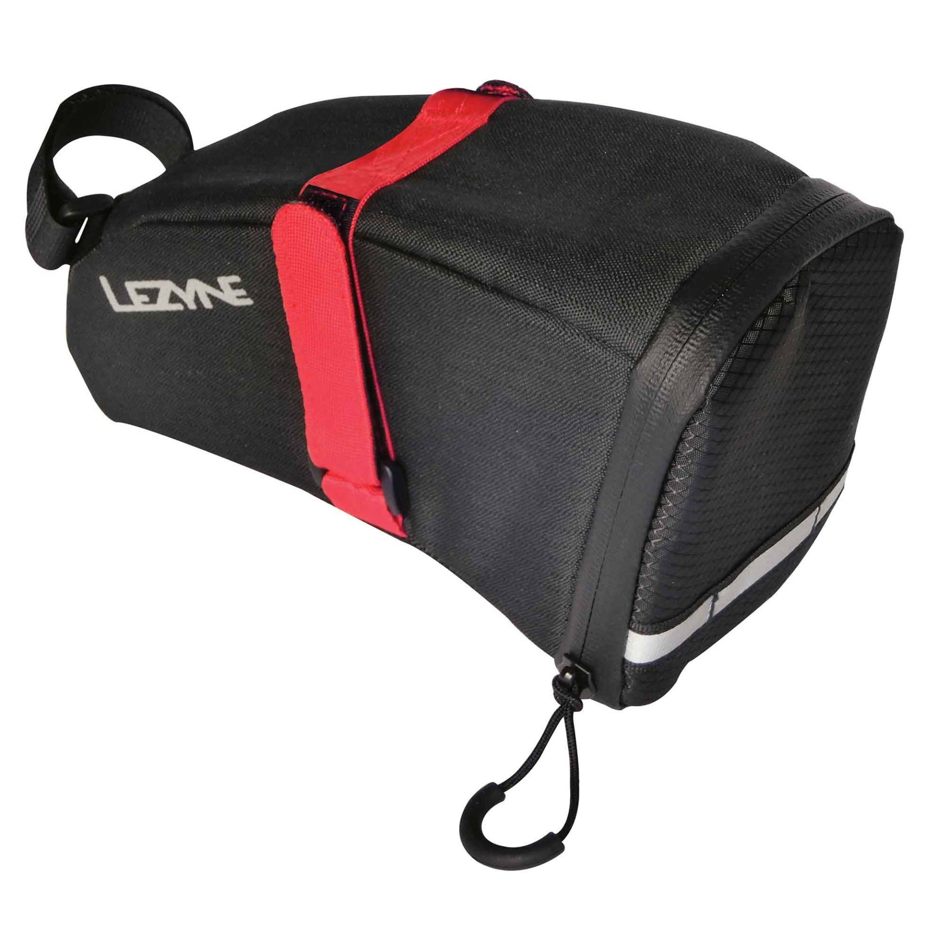 LEZYNE Unisex Aero Caddy Satteltasche, Schwarz/Rot, M von Lezyne