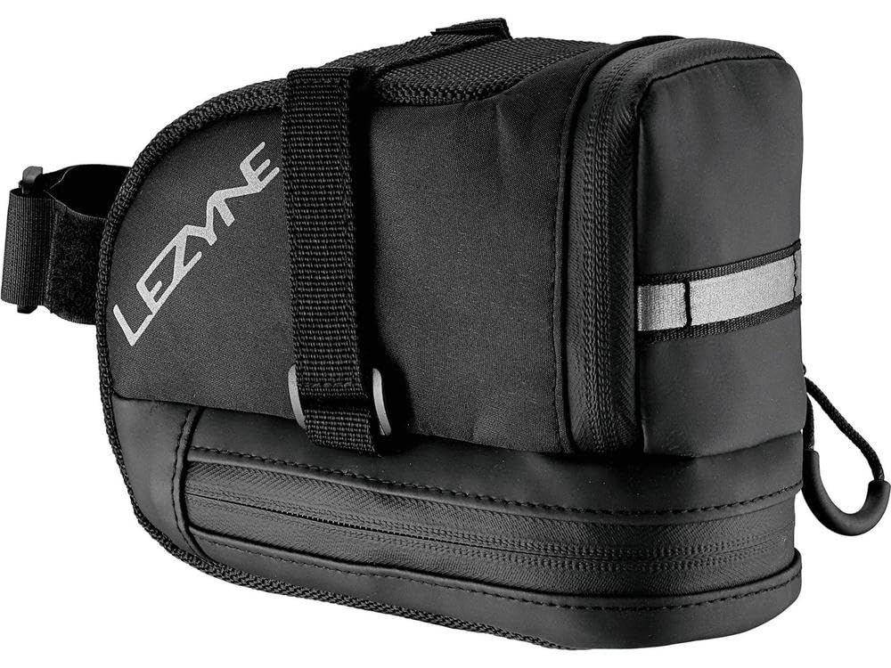 LEZYNE Unisex-Adult Satteltasche Caddy Sattel-/Trainer-/laufradtasche, schwarz, 1,3 von LEZYNE