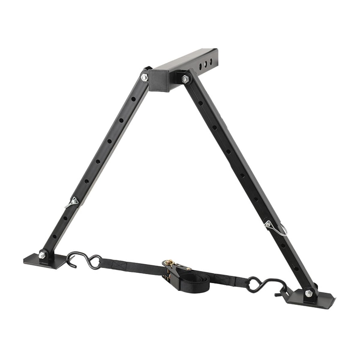 Lfhelper Anhängerkupplungs-Stabilisator, 8-30 Zoll Höhenverstellbar, für jedes Fahrzeug mit 2 Kupplungsempfängern, Wohnmobile LKW Anhängern Heck Hitch Mount Stabilizer von Lfhelper