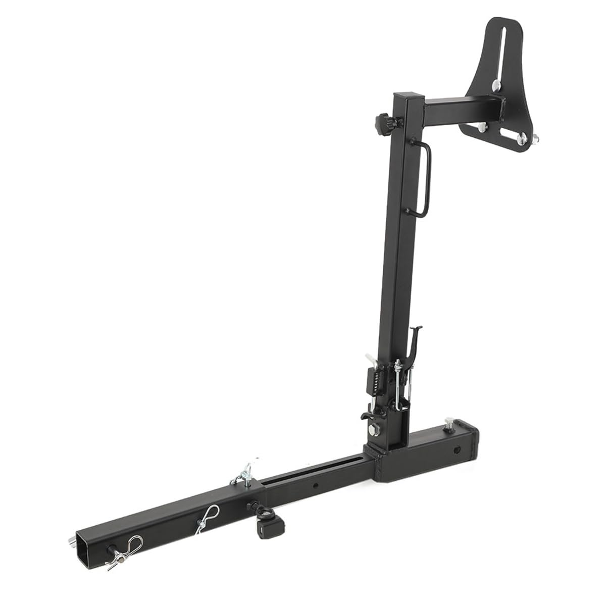 Lfhelper Ersatzreifen-Träger, Ersatzreifenhalterung für Anhängerkupplung, Verstellbare, Montiert in 2 Zoll Empfänger, Passend für 16" 16.5" 19.5" 22.5" 24" Radgrößen, 50kg/110lbs Tragfähigkeit von Lfhelper