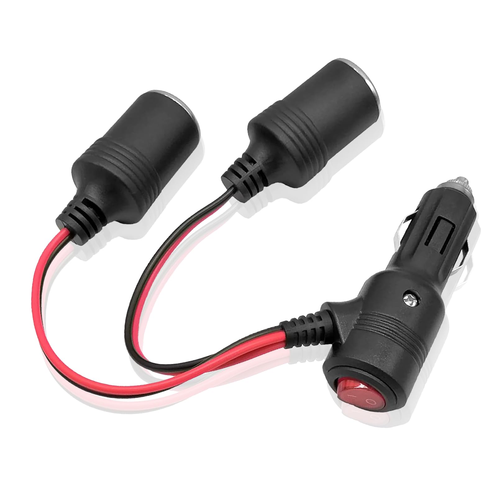 Lhdfyqt Auto Motorrad Zigarettenanzünder, Zigarettenanzünder Verteiler Splitter, Zigarettenanzünder Verteiler, Auto Zigarettenanzünder Stecker, für 12V / 24V Motorrad GPS Lieferwagen Wohnmobil von Lhdfyqt