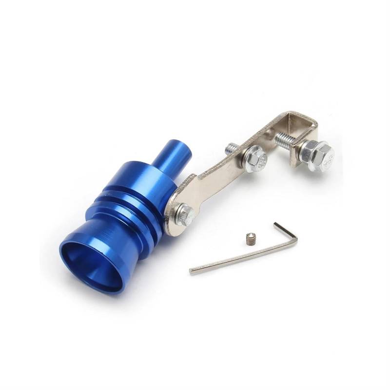 Auspuff Pfeife Universal Sound Simulator Auto Turbo Sound Whistle S/M/L/XL Fahrzeug Refit Gerät Auspuffrohr Turbo Sound Whistle Auto Turbmuffler Auspuffrohr Halsschwanz(Blue - M) von Lhdktee