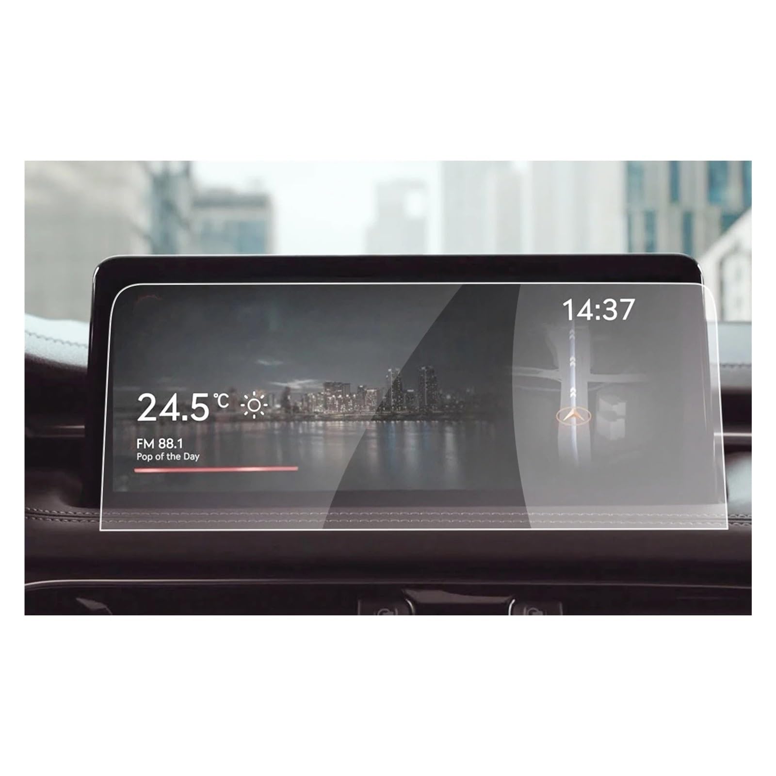 GPS Displayschutzfolie 10,25 Zoll Auto Navigation Touch Center Screen Protector Für G70 2021 Auto Innen Zubehör Gehärtetem Glas Film Instrumententafel Schutzfolie von Lhdktee