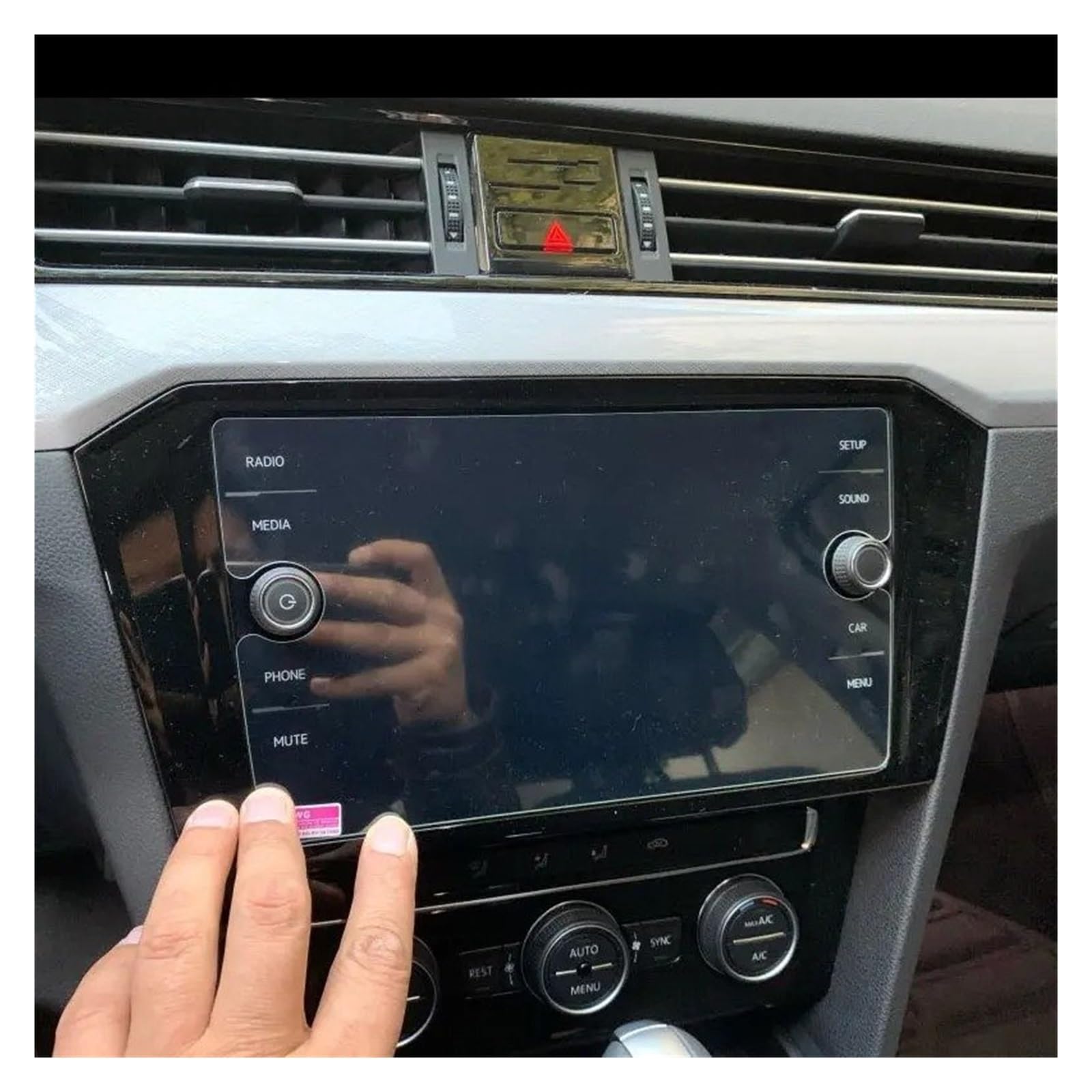 GPS Displayschutzfolie 8'' GPS Screen Protector Für VW Für Tiguan Für Atlas Für Golf 2019 2018 Für Golf R Für GTI Für Alltrack Für Sportwagen Instrumententafel Schutzfolie von Lhdktee