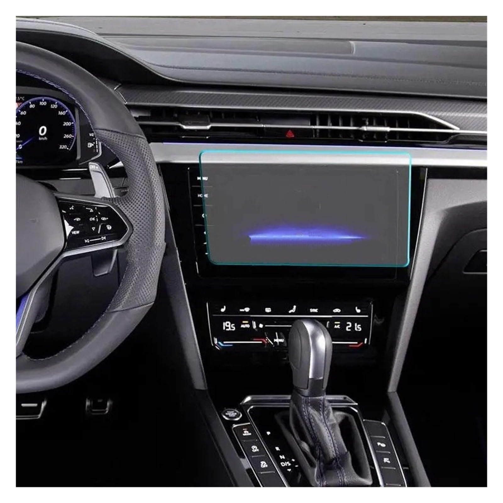 GPS Displayschutzfolie 9,2 Zoll Auto Screen Protector Für VW Für Arteon 2021 Auto Infotainment GPS Navigation Gehärtetem Glas Schutz Film Instrumententafel Schutzfolie von Lhdktee