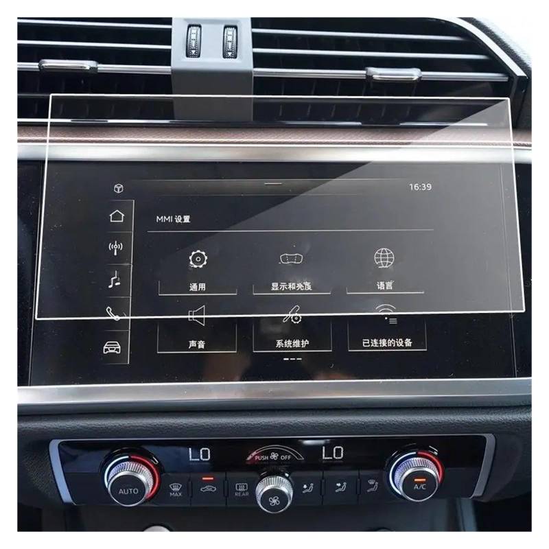 GPS Displayschutzfolie Display-Schutzfolie Aus Gehärtetem Glas Für Q3 2021 2022, Auto-Navigation, Radio, DVD, GPS, LCD, Armaturenbrett, Bildschirmaufkleber Instrumententafel Schutzfolie von Lhdktee