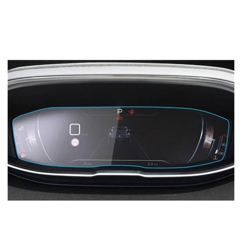 GPS Displayschutzfolie Für Peugeot 3008 5008 3008GT 4008 2017 2018 2019 Auto GPS Navigation Gehärtetem Glas Screen Protector Schutz Film Instrumententafel Schutzfolie(12.3inch Instrument) von Lhdktee