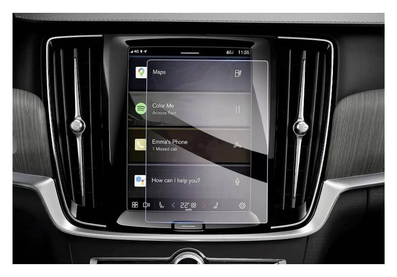 GPS Displayschutzfolie Für Volvo XC40 Für XC60 Für XC90 Für V60 Für V90 Für S90 Für S60 C40 17-23 8,7 Zoll LCD GPS Navigation Gehärtetes Glas Bildschirm Film Schutz Instrumententafel Schutzfolie von Lhdktee