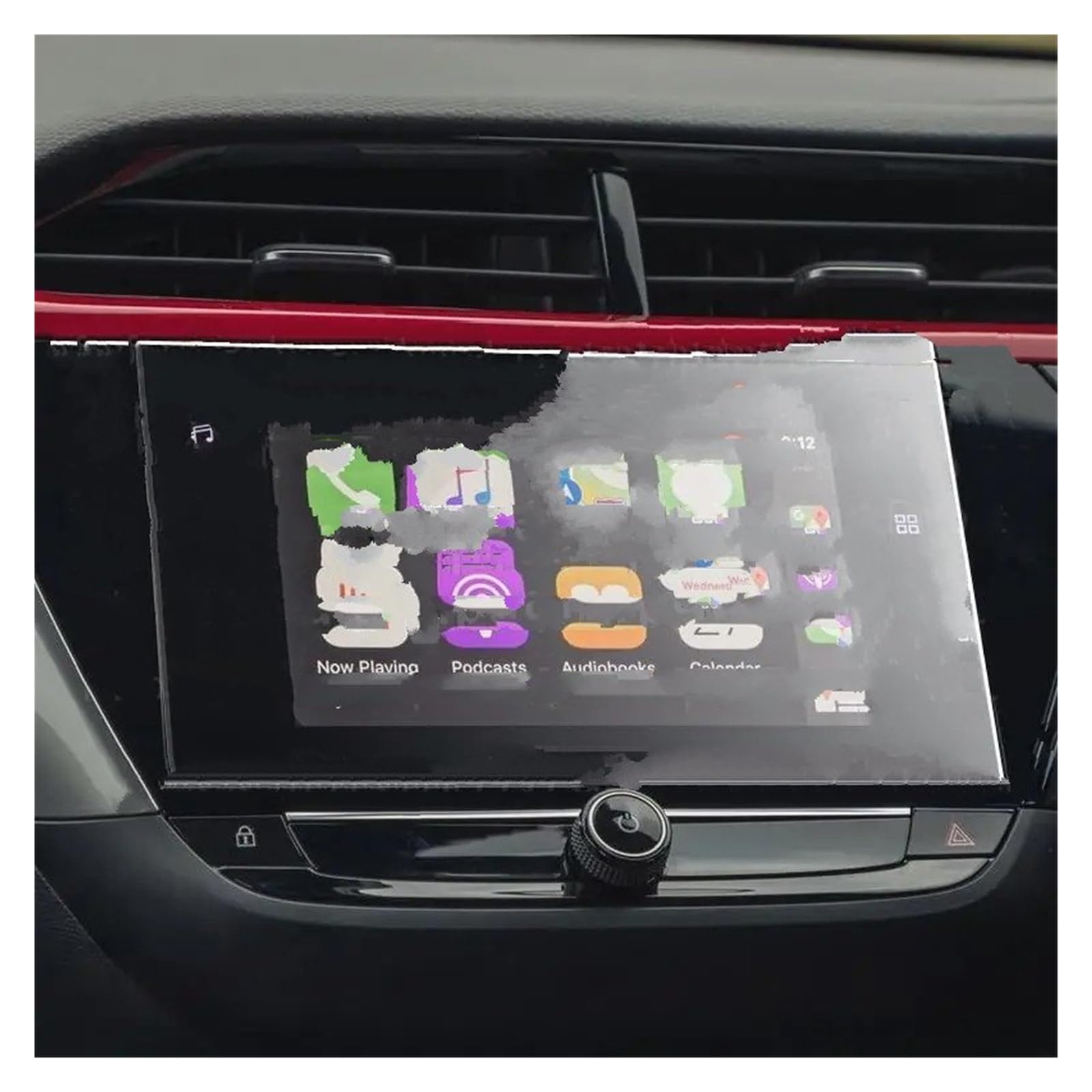 GPS Displayschutzfolie Gehärteter Glasfolienschutz Für Vauxhall Für Corsa/für Corsa-e 2020 10 Zoll Auto-Infotainment-Radio GPS-Navigationsbildschirmaufkleber Instrumententafel Schutzfolie(for 7 inch) von Lhdktee