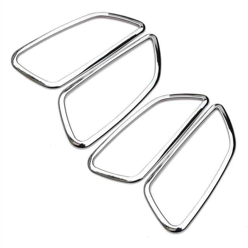 Schalttafelverkleidung 4PCS Für Chevrolet Für Cruze Limousine Fließheck Auto ABS Chrome Interior Trim Türen Hand Umklammerte Dekoration Ring Zubehör Autokonsolenverkleidung von Lhdktee