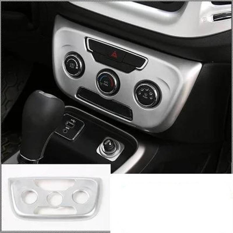 Schalttafelverkleidung Auto Innen Dekorative Abdeckung Schalthebel Trim Sitz Gürtel Trim Moulding Trim Für Jeep Für Compass 2017 2018 2019 2020 Autokonsolenverkleidung(AC Control Panel) von Lhdktee