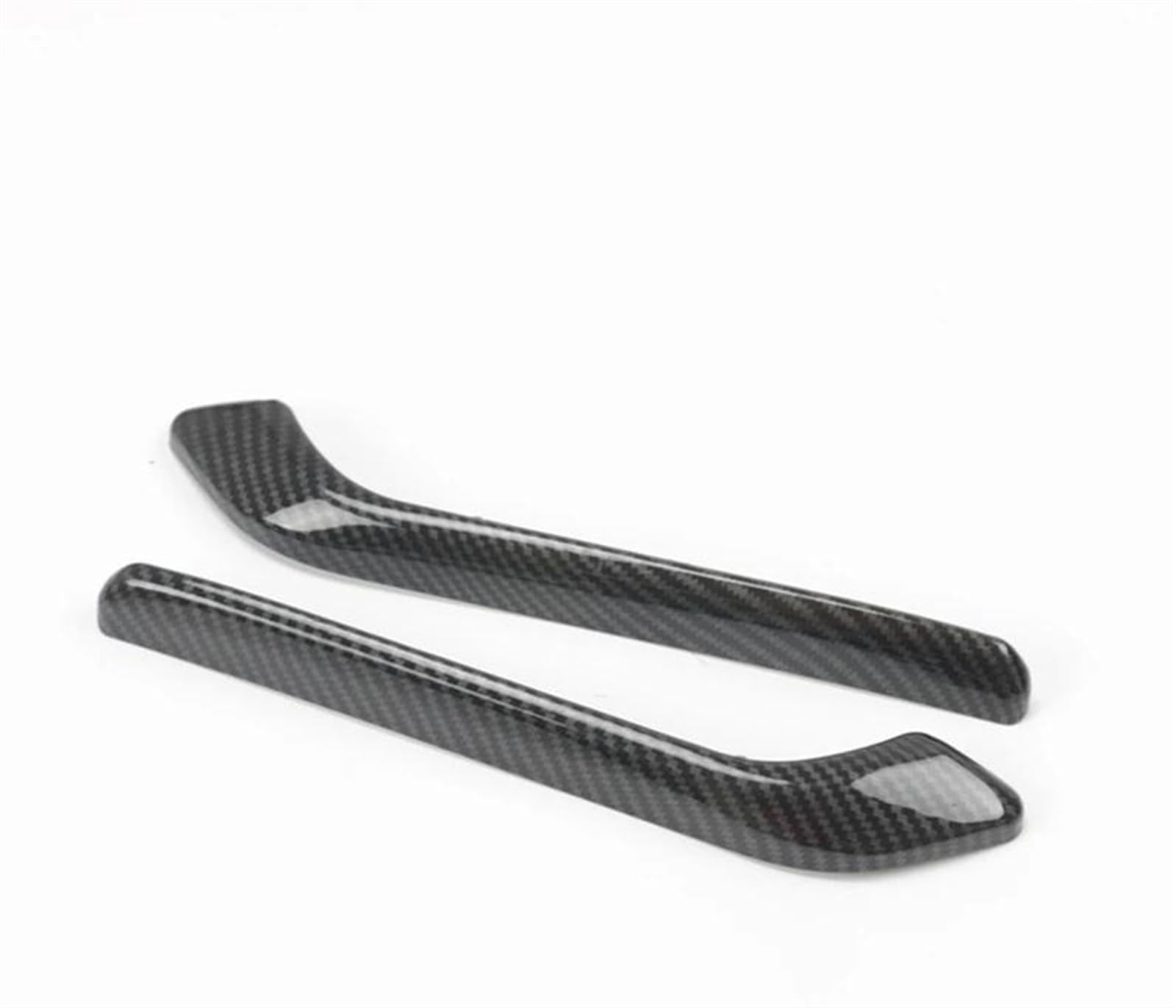 Schalttafelverkleidung Auto Innentür Armlehne Abdeckung Trim Moulding Streifen Aufkleber Für Citroen Für Elysee Für C-Elysee 2017-2018 Innen Dekoration Autokonsolenverkleidung(Carbon Fiber 2pcs) von Lhdktee