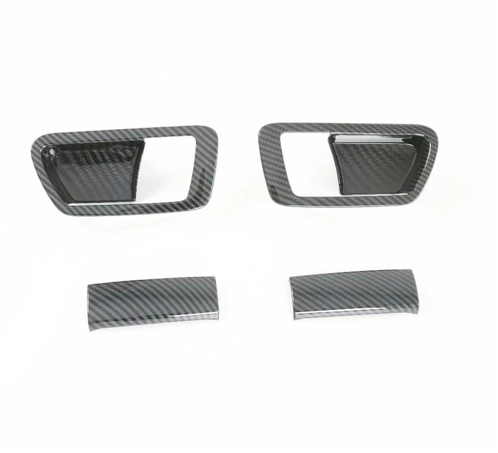 Schalttafelverkleidung Carbon Fiber Auto Innen Innen Innen Türgriff Bowl Abdeckung Trim Dekoration Molding Für Toyota Für Sienna 2019 2020 Autokonsolenverkleidung von Lhdktee