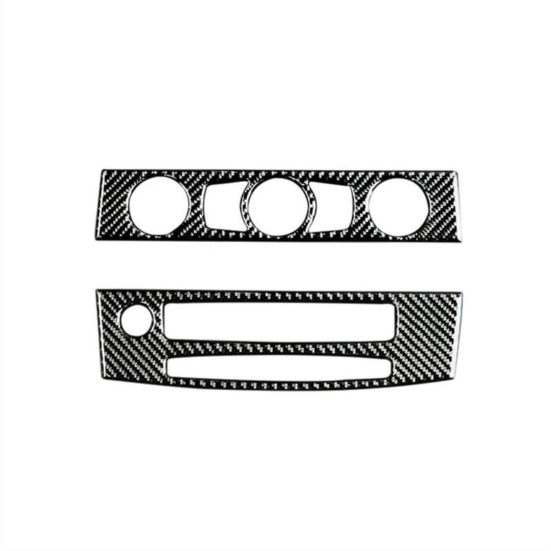 Schalttafelverkleidung Für 5 Series E60 2004 2005 2006 2007 2008 2009 2010 Auto Innenverkleidung Klimaanlage CD Bedienfeld Aufkleber Autokonsolenverkleidung(Type D) von Lhdktee