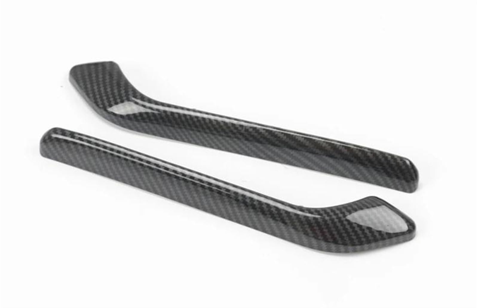 Schalttafelverkleidung Für Citroen Für Elysee Für C-Elysee 2017-2018 Auto Innentür Armlehne Abdeckung Trim Molding Streifen Aufkleber Chrom Innen Dekoration Autokonsolenverkleidung(Carbon Fiber 2pcs) von Lhdktee