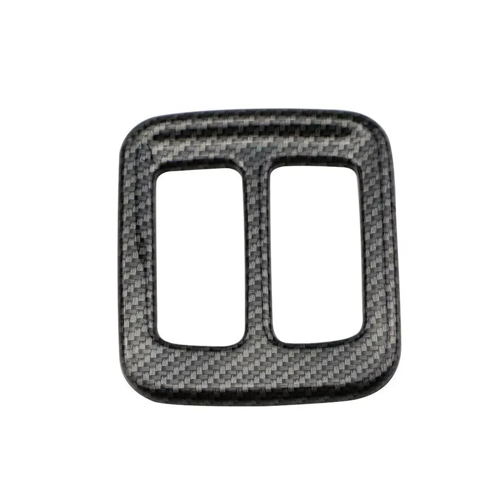 Schalttafelverkleidung Für Jeep Für Kompass 2017 2018 Auto-Styling Auto Hinten Klimaanlage Vent Trim Armlehne Air Outlet Abdeckung Aufkleber Zubehör Autokonsolenverkleidung(Carbon Fiber Pattern) von Lhdktee