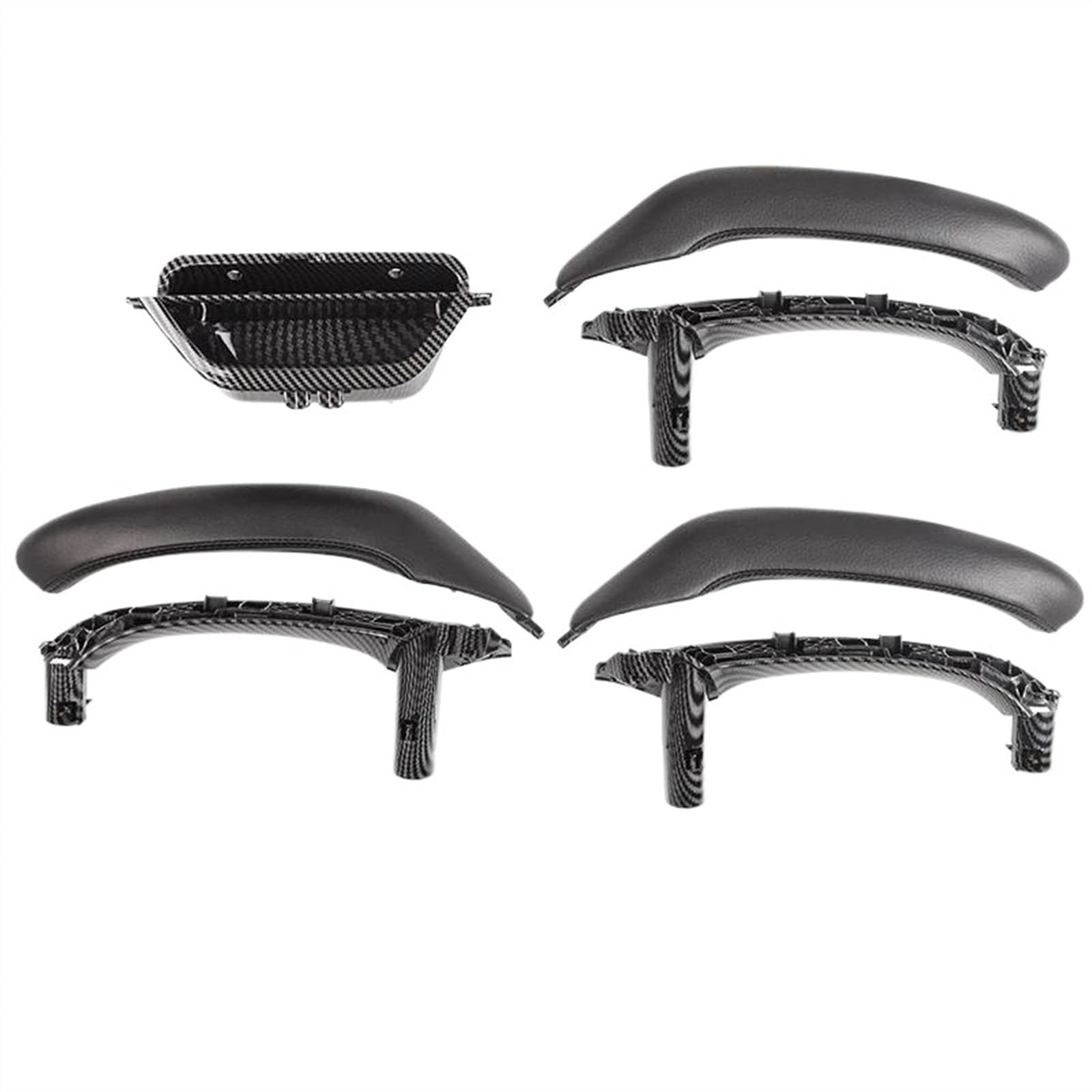 Schalttafelverkleidung Für X3 Für X4 F26 F25 2011 2012-2015 2016 2017 Auto Interior Styling Innentür Pull Griffe Ersetzen Abdeckung Türgriff Montage Autokonsolenverkleidung(Assembly CarbonBlack) von Lhdktee