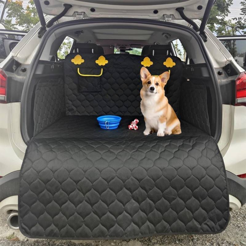 Hundedecke Auto Kofferraum für Peugeot 308 CC Convertible 2009-2016, Kofferraumschutz Hund mit Ladekantenschutz, Wasserdicht Pflegeleicht Kratzfest,A von Lhuayeu