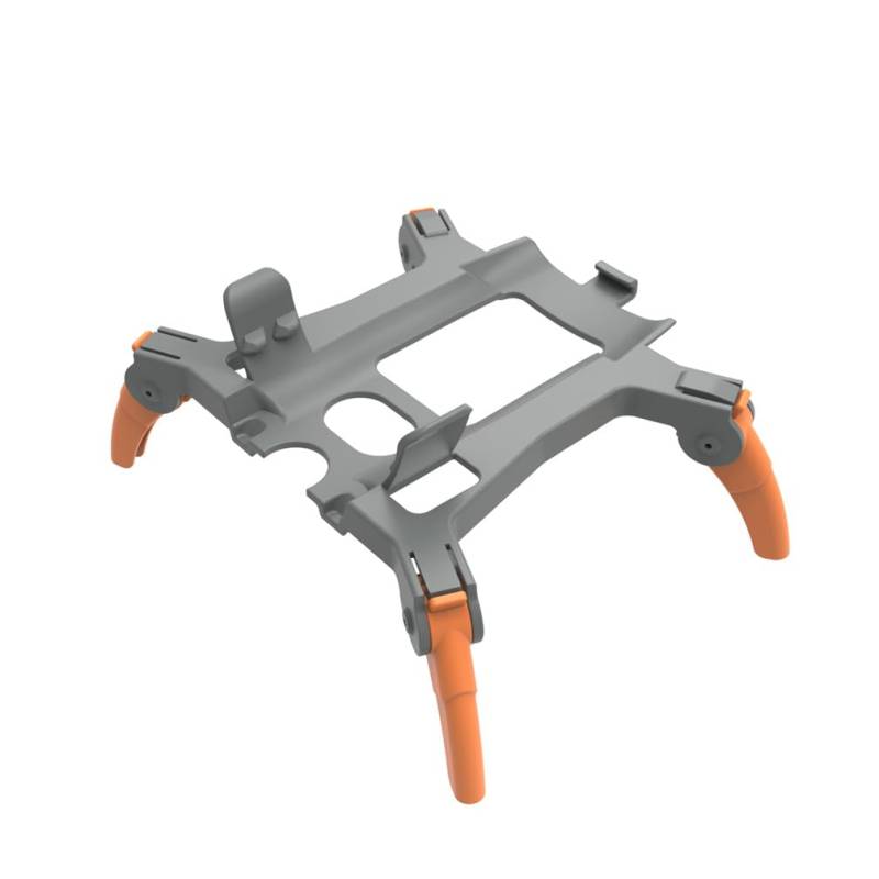 Air 3S-Landefüße, Klappbares Landefüße All in One Drohnenfahrwerk für DJI Air 3S Drone Spider Leg Extension Landing Gear Kit, Air 3S Drohne Zubehör (Orange) von LiLiTok