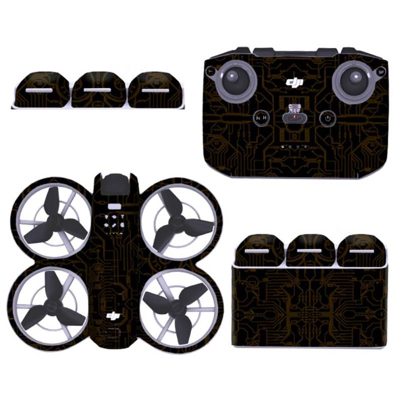 Dekorative Aufkleber Kit für DJI Neo, DIY Wasserdichte Aufkleber Skins Decal Schutzfolien für DJI Neo Drone und Fernbedienung Aufkleber, Battery Manager Aufkleber Neo Zubehör (11) von LiLiTok