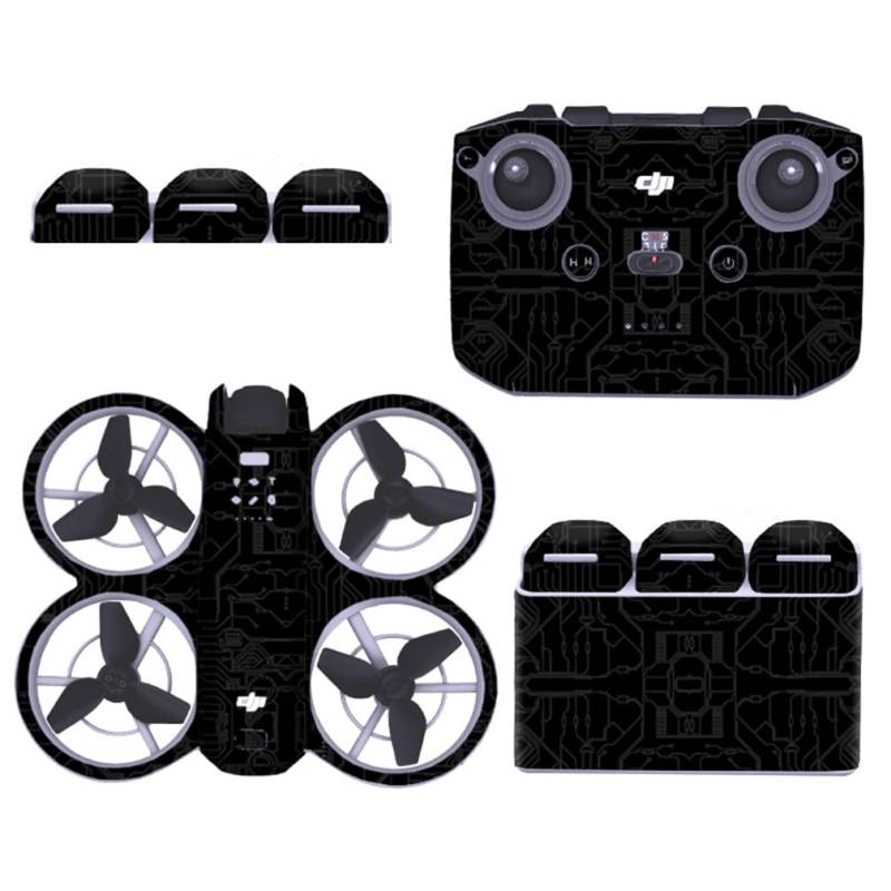 Dekorative Aufkleber Kit für DJI Neo, DIY Wasserdichte Aufkleber Skins Decal Schutzfolien für DJI Neo Drone und Fernbedienung Aufkleber, Battery Manager Aufkleber Neo Zubehör (8) von LiLiTok