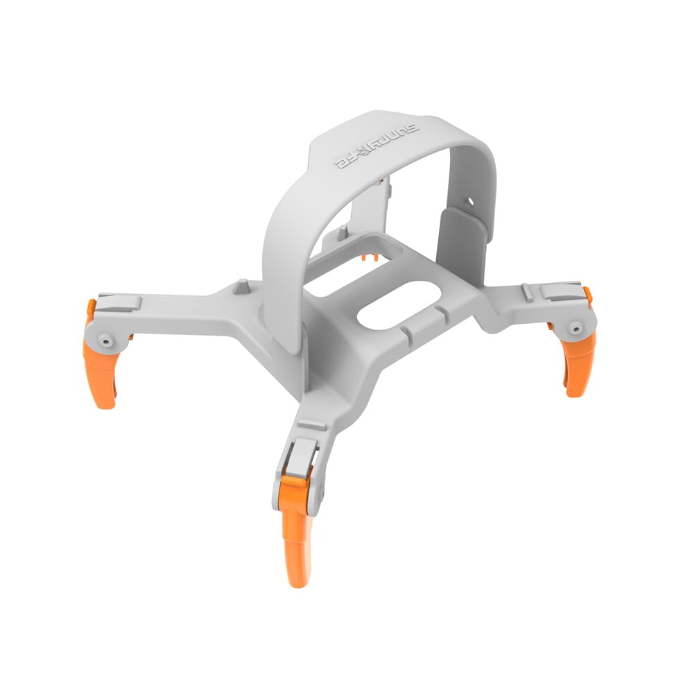 Fahrwerk für DJI Flip, faltbares Fahrwerk All-in-One Kickstand Drohne Erhöhung Höhe Beinstreckung Füße Kit für DJI Flip Zubehör (Orange) von LiLiTok