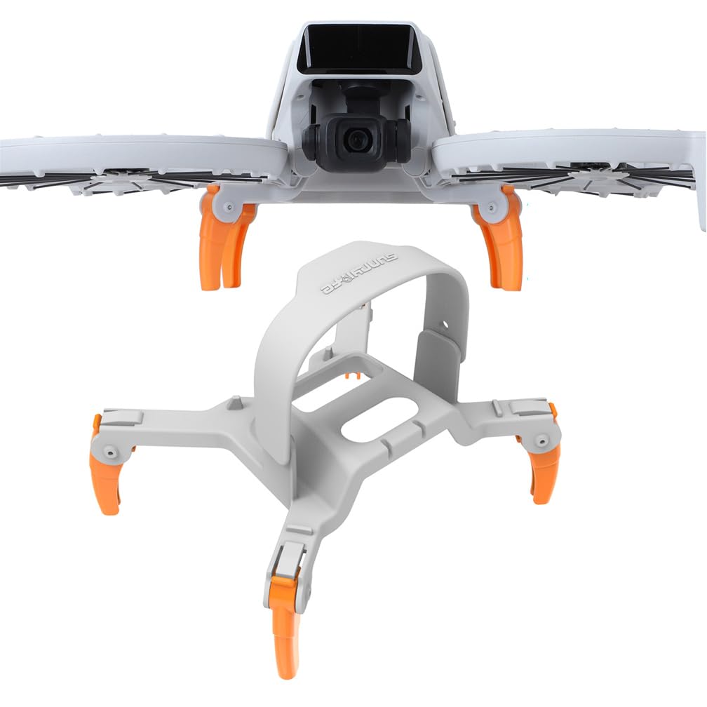 Landefüße Landing Gear Fahrwerk Zubehör für DJI Flip, Klappbar Fahrwerk Landefüße, Fahrwerk für DJI Flip, Fahrwerk Landefüße für DJI Flip Accessories (Orange) von LiLiTok