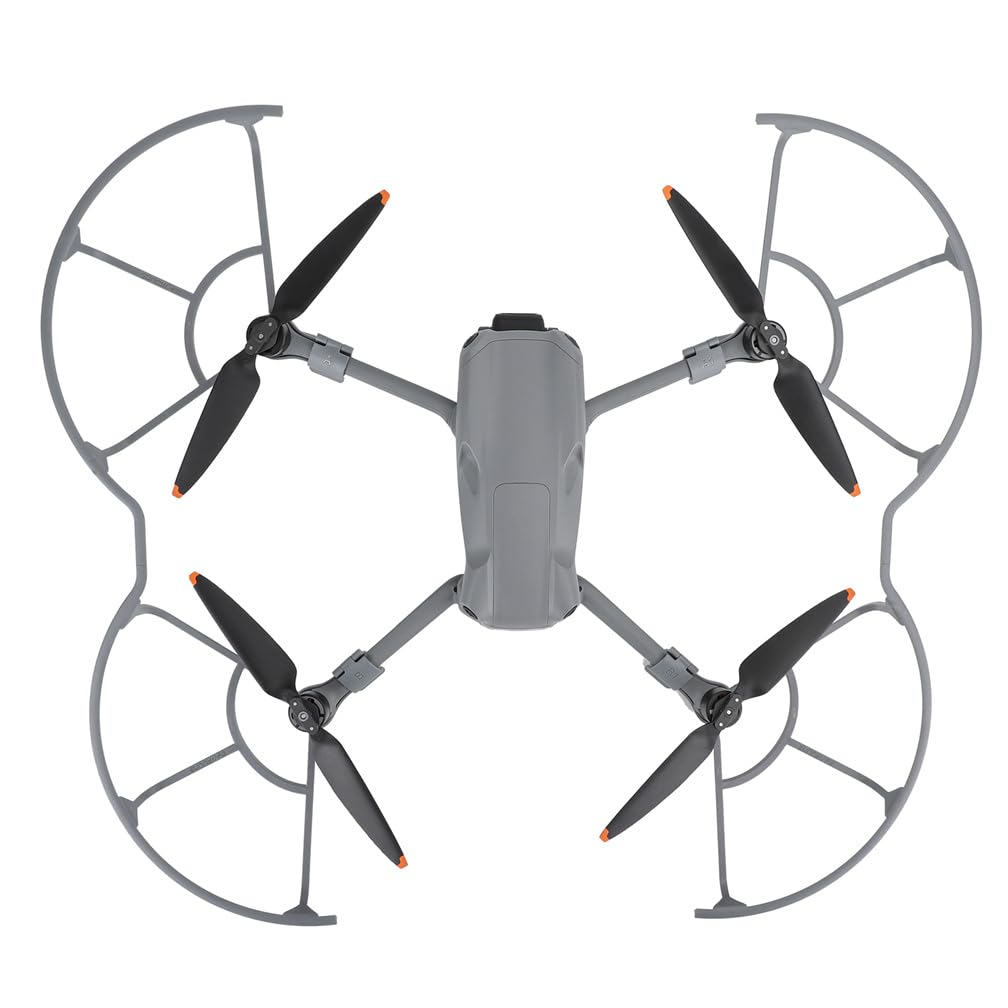 LiLiTok für DJI AIR 3S/3 Propellerschutz, Prop Bumper Anti-Collision Stoßstange Schutzhülle Ring für DJI AIR 3S Zubehör (Grau) von LiLiTok