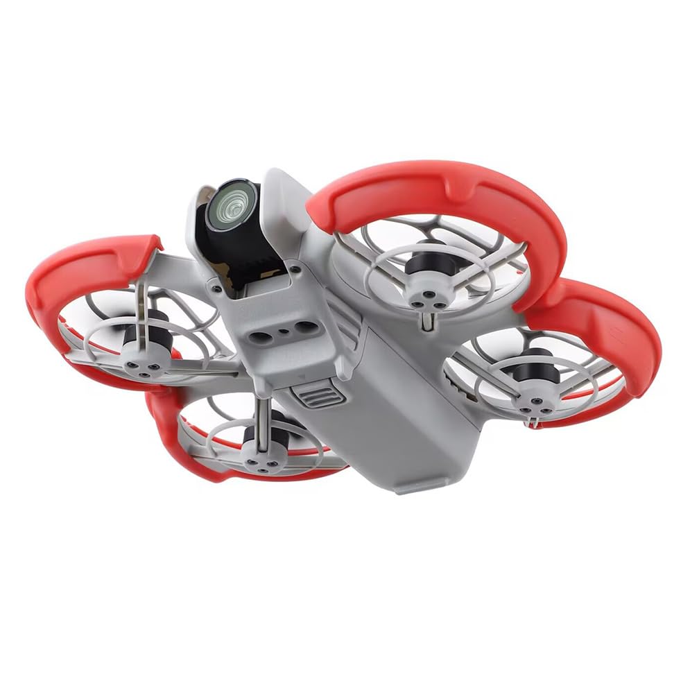 LiLiTok für DJI Neo Propellerschutz, Prop Bumper Anti-Collision Stoßstange Kompakte Schutzhülle Ring für DJI Neo Zubehör (Red) von LiLiTok