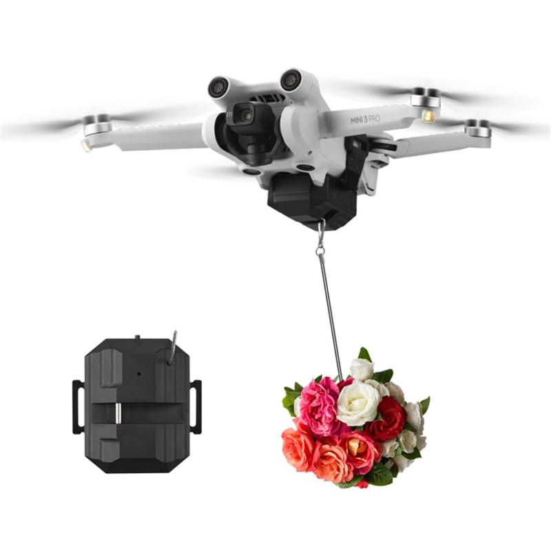 Luftwerfer Werfer Airdropping für DJI Mini 3 Pro/Mini 2/Mini SE/Mavic Mini/Mavic Pro/Mavic Air, FIMI X8SE Thrower Airdropper mit Fernsteuerung Drohnenzubehör von LiLiTok