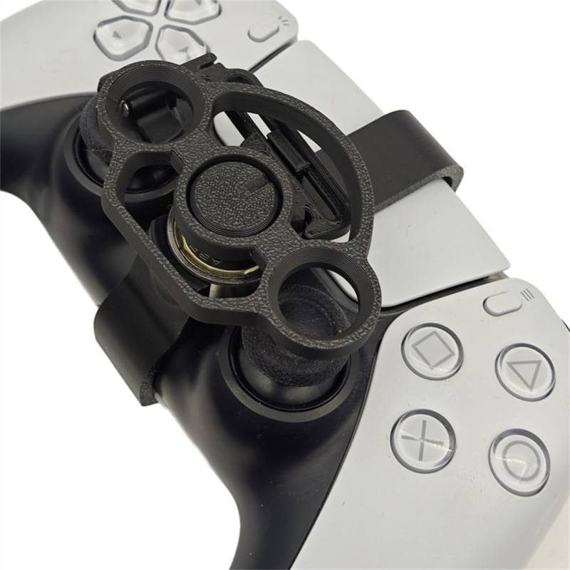 Mini-Lenkrad für PS5 und PS5 slim Game Controller, 3D-Druck Mini-Lenkrad Ersatz Zubehör für Playstation 5 und Playstation 5 Slim Rennspiele von LiLiTok