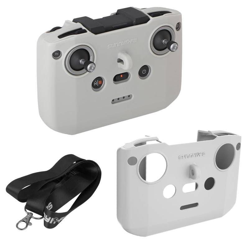 Neo Remote Control Silikonhülle für DJI NEO/Mini 4 Pro Fernsteuerung Schutzhülle RC-N3/2/1 Remote Case Schutzhülle mit Layard Zubehör (Grau) von LiLiTok