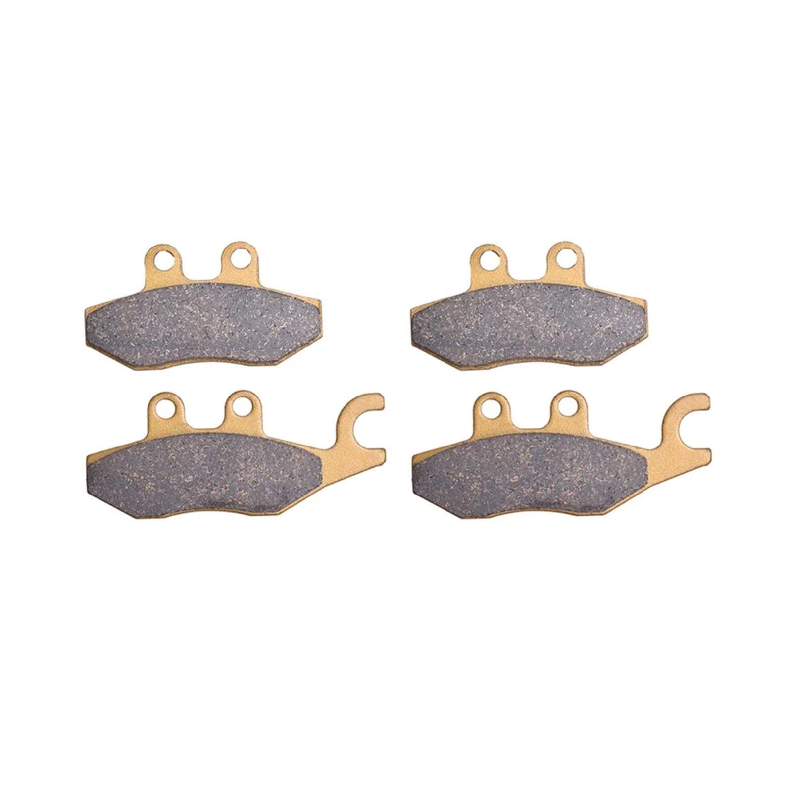 Motorcycle Rear Brake Pads Disc Tablets for Beverly 125 4T 2011-2014 Beverly S 125 ie 2014-2015 MP3 Hybrid 125cc 09-12(2pairs Ceramic) von LiMinM