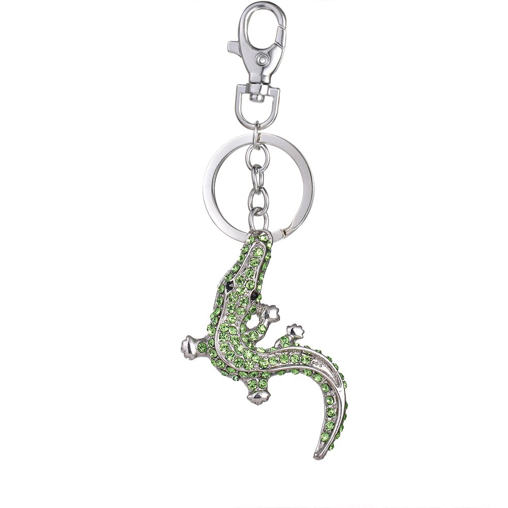 Liavy's Alligator-Krokodil-Charm, modischer Schlüsselanhänger – funkelnder Kristall – einzigartiges Geschenk und Souvenir von Liavy's