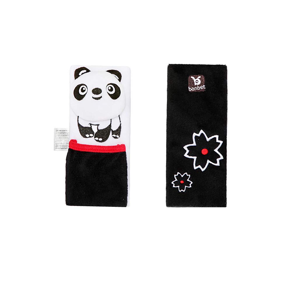 Gurtpolster Kinder Gurtschoner Kinder Sicherheitsgurt-Einsteller Auto Sitz Strap Anti Flucht Sicherheitsgurt Clips Panda,one size von Lidylinashop