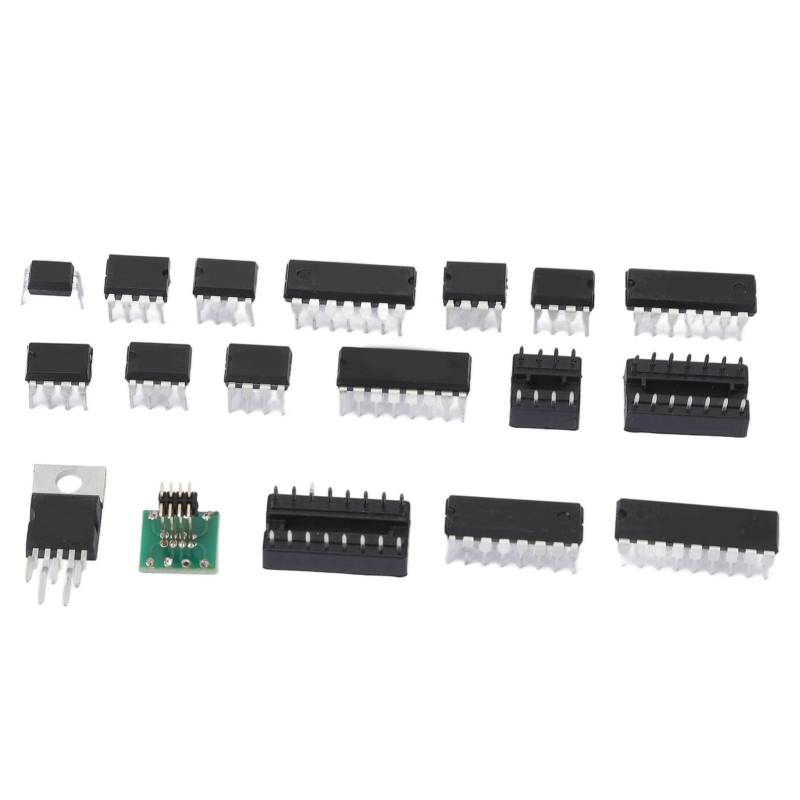 150-teiliges XL-IC-Chip-Sortiment-Set, Opamp-Oszillator-IC-Chip mit Aufbewahrungsbox für Optokoppler von LiebeWH