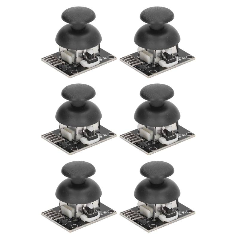 6 Stück Joystick Breakout Modul Spielsteuermodul Game Controller X Y Dual Achsen Ersatzkit KY-023 von LiebeWH