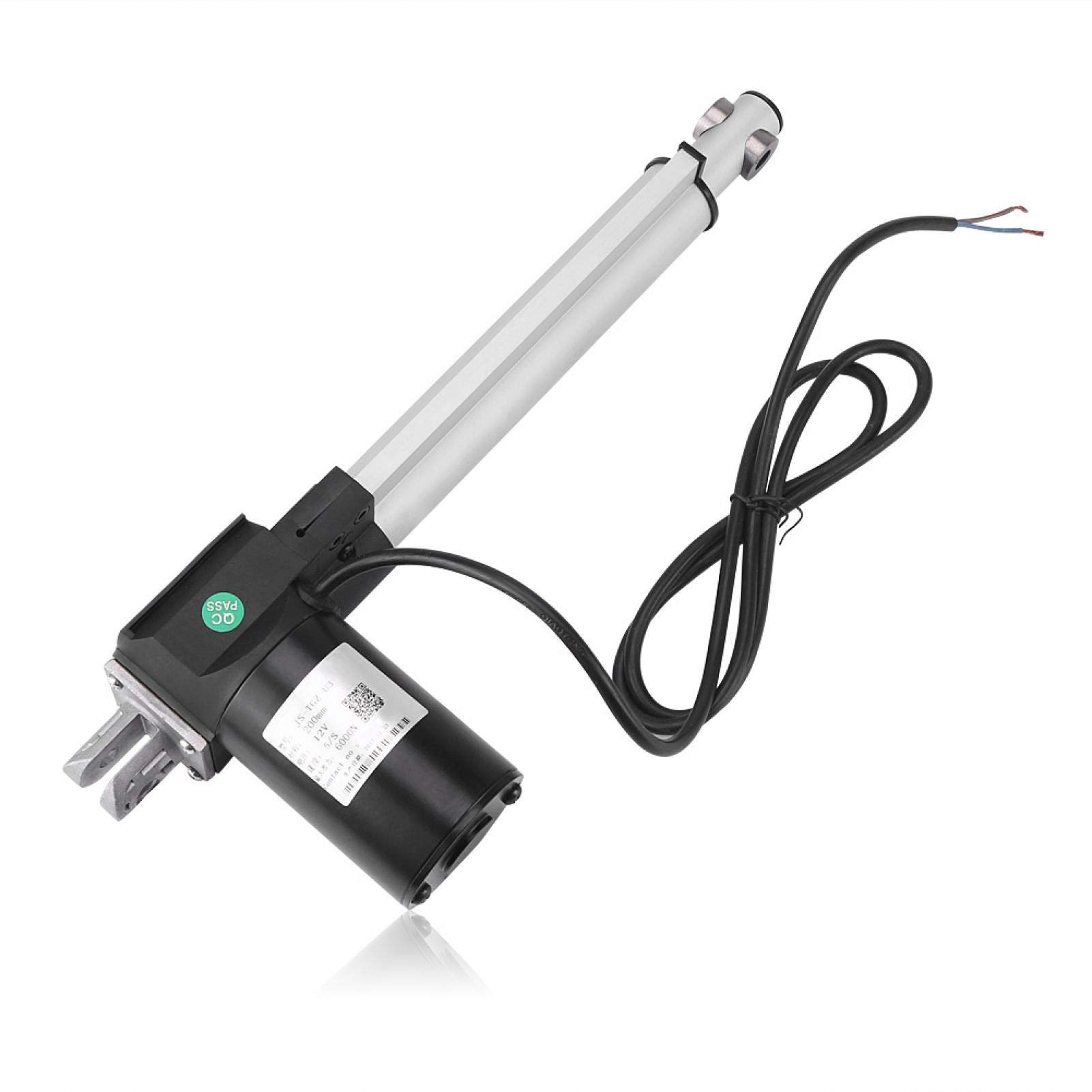 Linearantrieb Motor Linearmotor Verstellantrieb Linear Actuator DC 12V Hochleistungs-Linearantrieb 6000N Maximaler Hub-Metallhub-Linearantrieb für Auto-Auto, JS-TGZ-U3(100mm) von LiebeWH