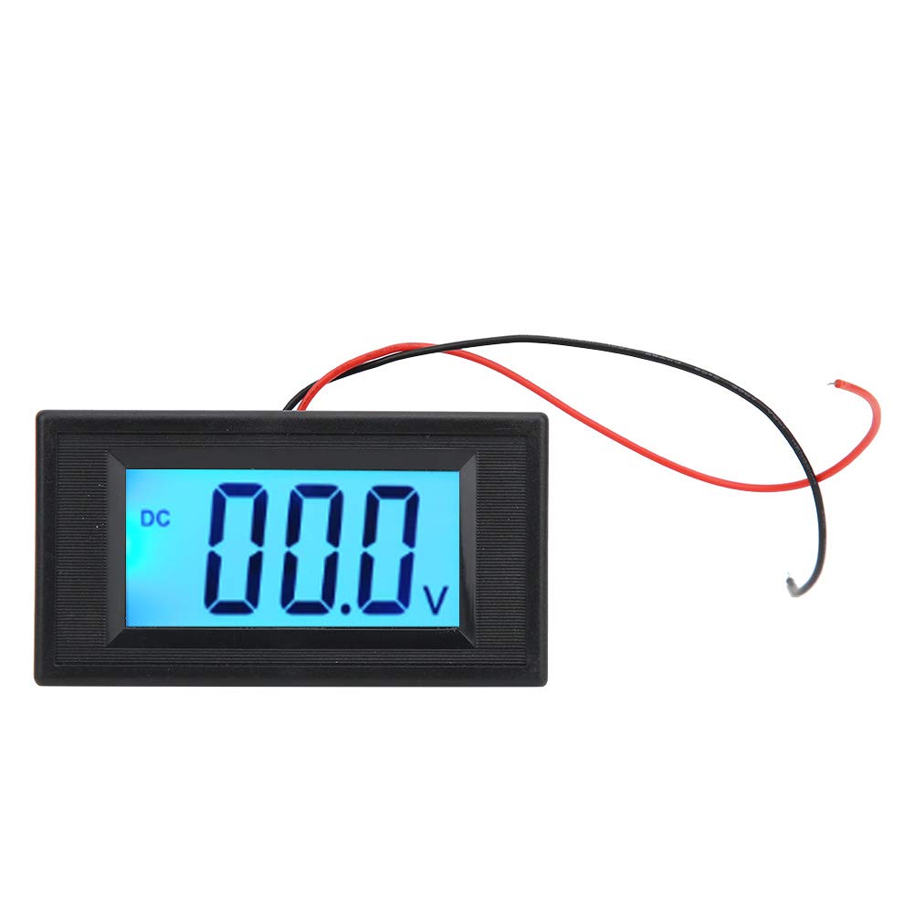 Digitaler Voltmeter, Gleichspannungsmonitor, LCD-Zweidraht-Spannungsmesser mit LCD-Digitalbildschirm für Automobil und Industrie (halb geschlossen DC18V-80V) von LiebeWH