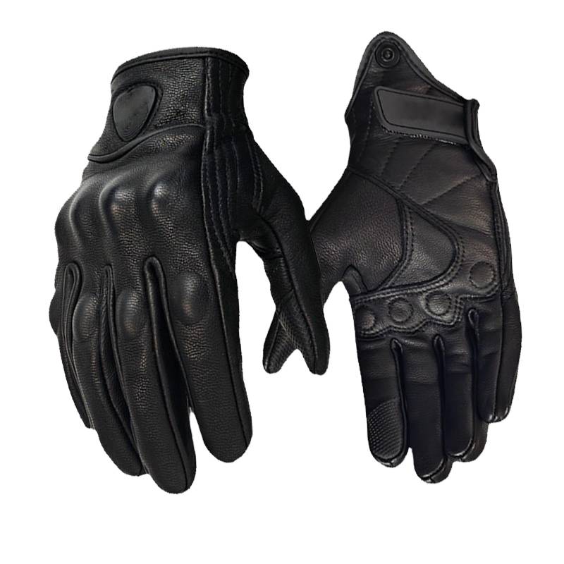 Lily Brown Atmungsaktive Retro Vollfinger Motorradhandschuhe Mit Touch Funktion Für Fahrer Outdoor Bike Schutzausrüstung Vier Jahreszeiten von Lily Brown