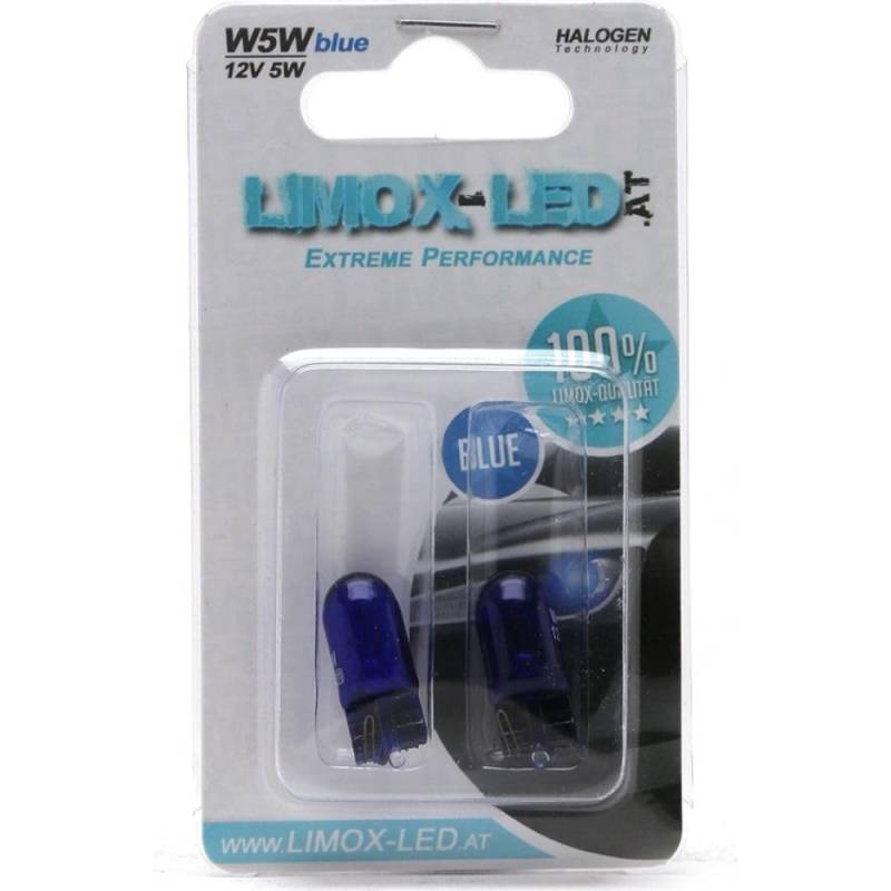 Limox W5W Super White 12V 5W W2,1x9,5d Glassockellampe Blister 2stk. von Limox