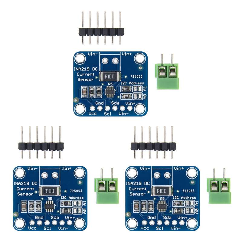 3pcs Bidirektionale Stromversorgungssensoren Überwachungsmodul 3-5V Leistungsüberwachungssensoren Keine Drift von Limtula