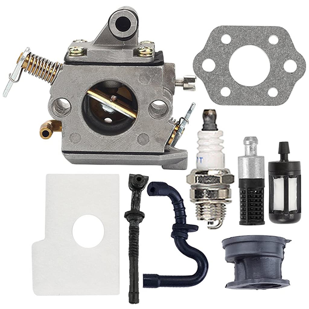 Vergaser Set Für Zama C1Q S57A Passend Für MS170 MS180 Motorteile Filter Kraftstoff Für Zündkerze Vergaser Einstellwerkzeug Set Pumper Motordichtung Synchronisator von Limtula