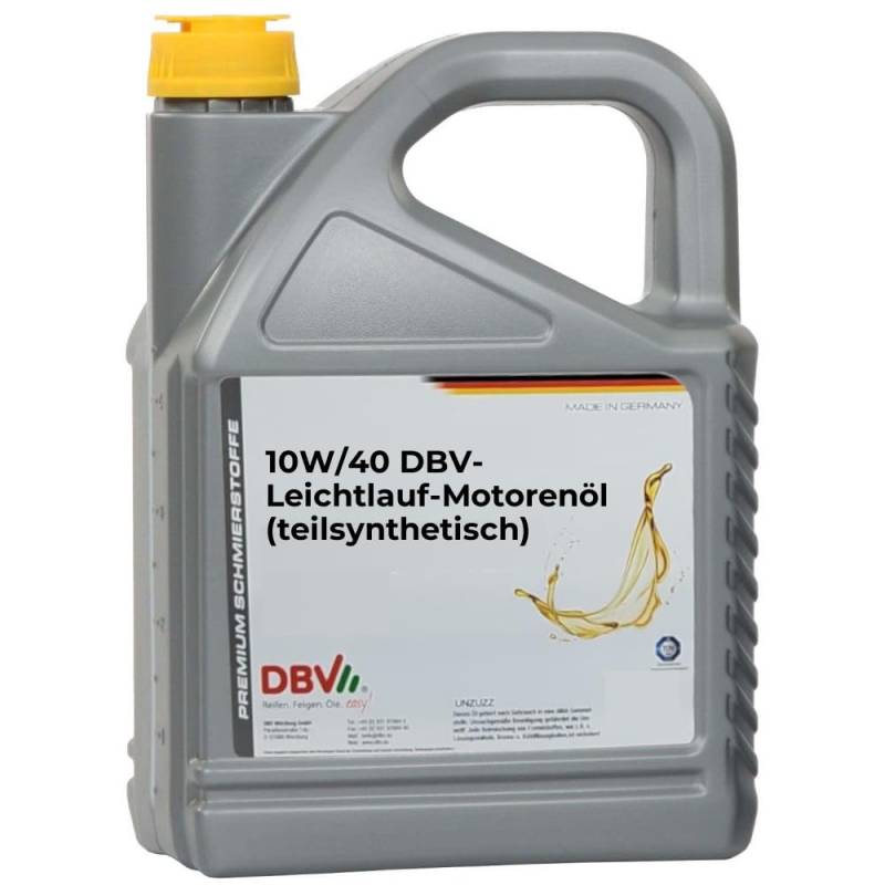 10W/40 Leichtlauf-Motorenöl von DBV (teilsynthetisch) 2 x 5-Liter-Kanne von LinJa